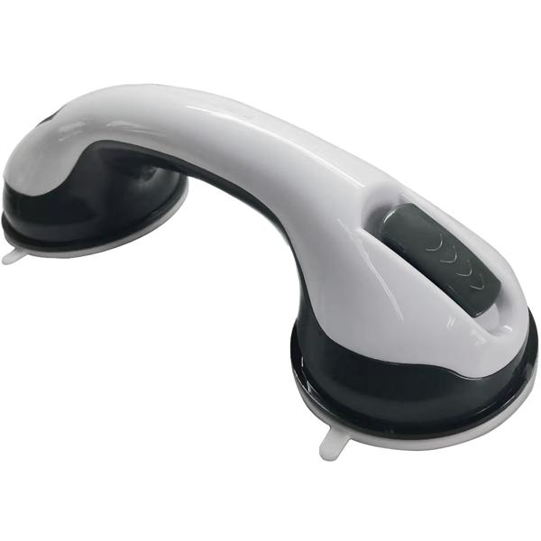 Poignée à ventouse pour salle de bain et WC – sans perçage, polyvalente, sûre – barre d’appui pour plus de maintien et de sécurité