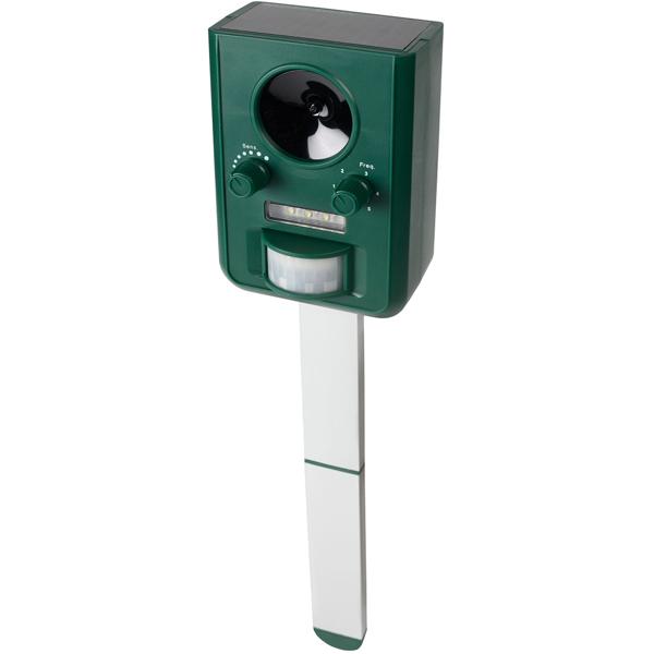 2er-Set Universal Solar Tiervertreiber mit Ultraschall und Blitzlicht, Reichweite 10m, effektiv, tierfreundlich & umweltfreundlich