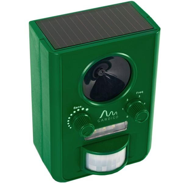 2er-Set Universal Solar Tiervertreiber mit Ultraschall und Blitzlicht, Reichweite 10m, effektiv, tierfreundlich & umweltfreundlich