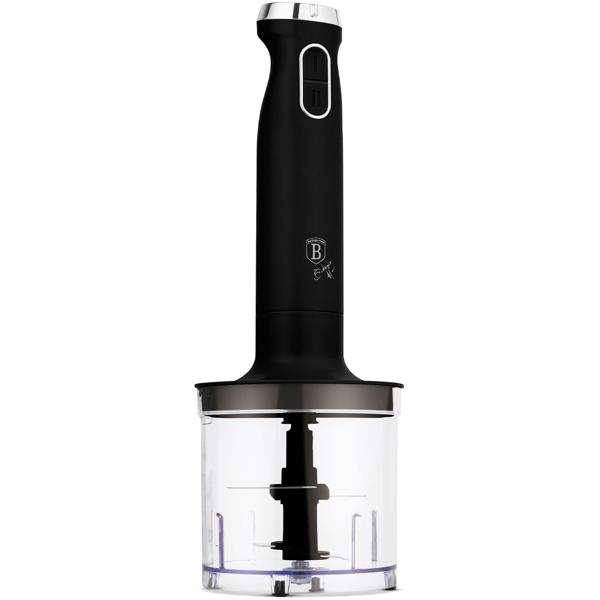 Vielseitiges Stabmixer-Set, 800W, mattschwarz: Schneebesen, Milchaufschäumer & Pürierstab, Universal-Zerkleinerer für Hobbyköche & Profis