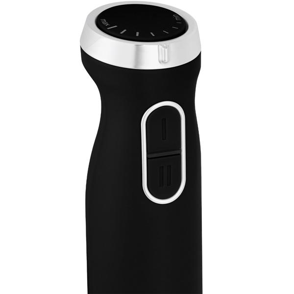 Vielseitiges Stabmixer-Set, 800W, mattschwarz: Schneebesen, Milchaufschäumer & Pürierstab, Universal-Zerkleinerer für Hobbyköche & Profis