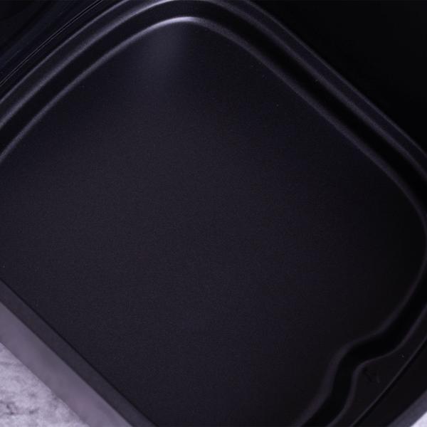 Heissluftfritteuse mit Sichtfenster & 9 Kochprogramme-Air Fryer, 6,3L, schwarz-roségold, fettarmes Frittieren, elegantes Design, knusprige Ergebnisse