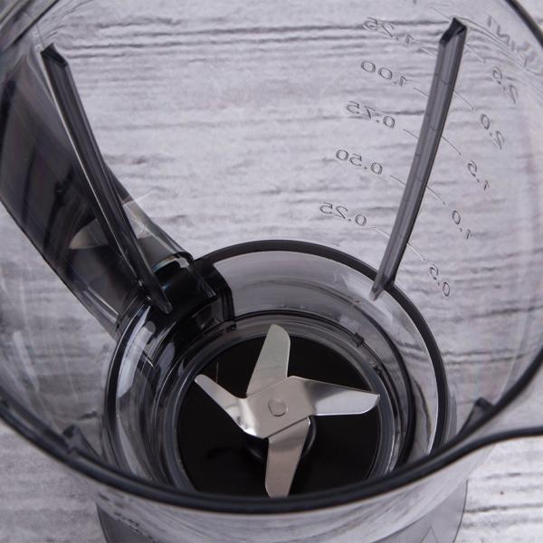 Kompakt-Küchenmaschine, schwarz-roségold, 500W - Multifunktionsmixer mit Zitruspresse. Leistungsstarker Food-Processor für beste Koch-Ergebnisse