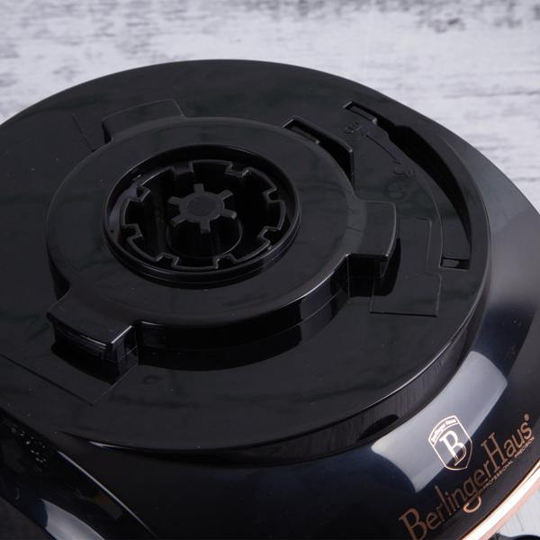 Kompakt-Küchenmaschine, schwarz-roségold, 500W - Multifunktionsmixer mit Zitruspresse. Leistungsstarker Food-Processor für beste Koch-Ergebnisse