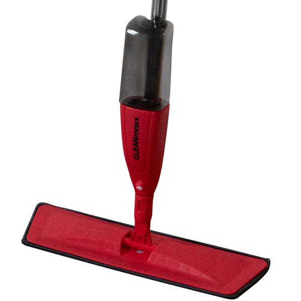 Balai-serpillère 2 en 1 pratique avec vaporisateur, réservoir de 300 ml, tête pivotante