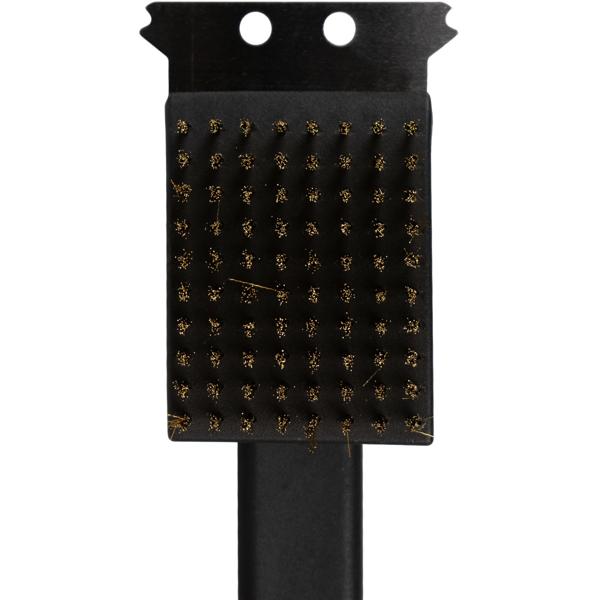 3in1 Grillbürste: Mit Schaber, Schwamm & Edelstahlborsten für saubere Grills, Robust, langlebig & vielseitig, Für Grillmeister & BBQ-Fans