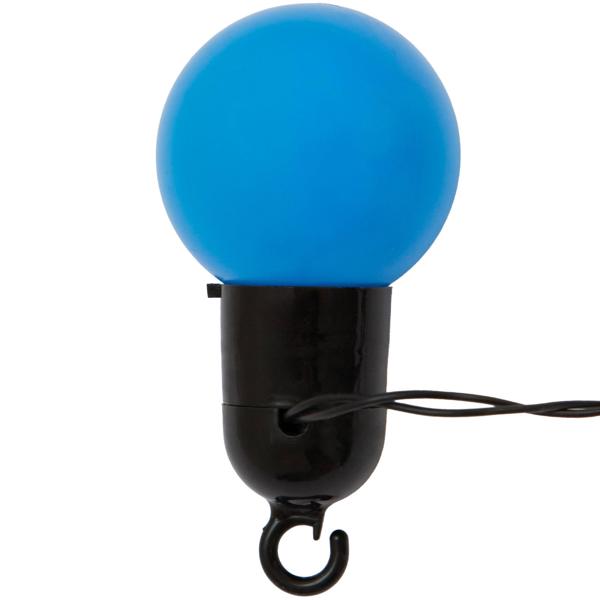 lot de 2 guirlandes lumineuses LED d‘ambiance 4 couleurs avec 20 ampoules, env. 4 m, IP44 : guirlande lumineuse colorée - idéale pour le jardin, le balcon et les fêtes