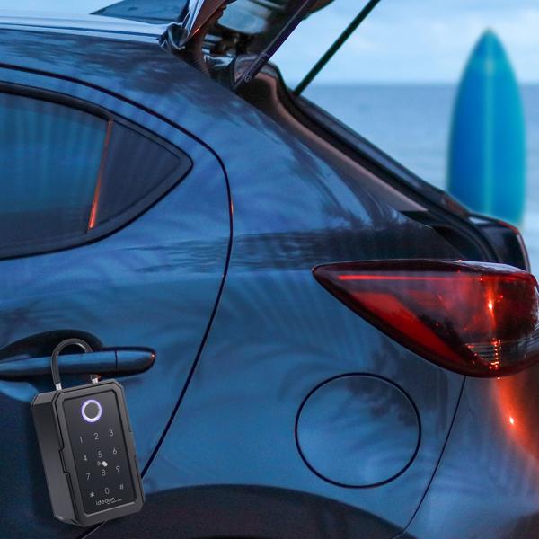 Smarter Schlüssel-Safe mit Fingerabdruck, PIN, Transponder-Karte, Bluetooth – Eine sichere Keybox für Haus, Büro & Ferienwohnung