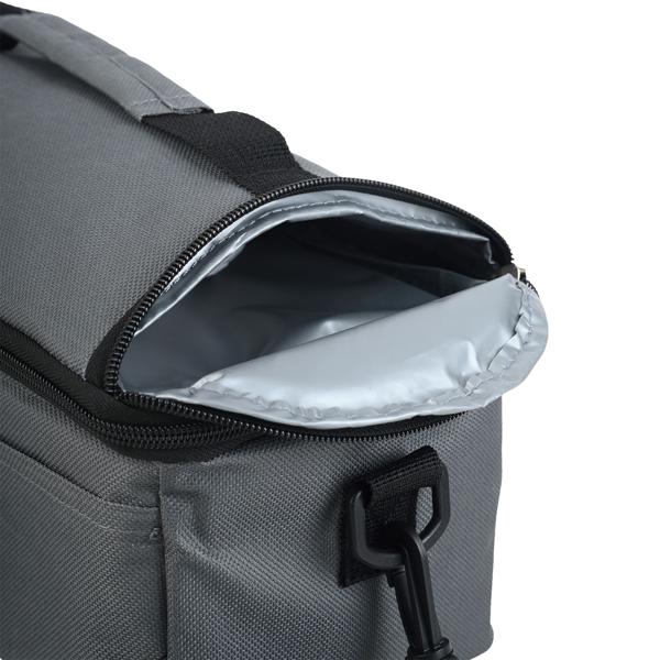 Mini-Kühltasche faltbar (6L) - Isoliert & auslaufsicher - Kühltasche mit Schultergurt, Tragegriffen & Trennfächern für Picknick & Büro