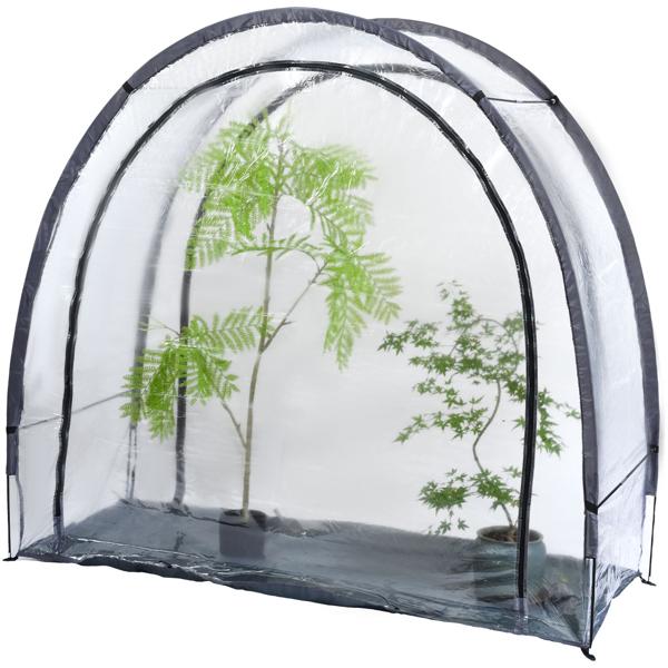 Robustes Foliengewächshaus und Überwinterungszelt, 175x186x84 cm: Ein Pflanzenschutzzelt für optimale Ernte & frostfreie Pflege