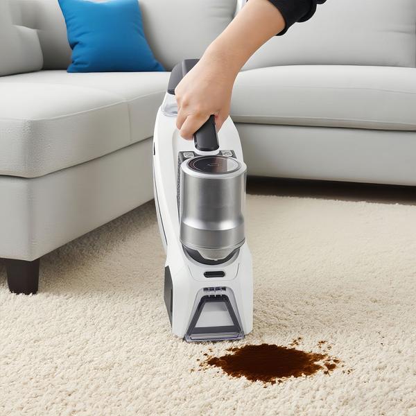 Kabelloser Profi Waschsauger 60W mit Li-Ion-Akku – Leistungsstarker Fleckenentferner für Polster, Textilien, Teppiche, Autositze – Akku-Reiniger Mobil Effizient