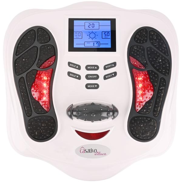 Fussreflexzonen-Massagegeraet mit IR-Waerme & Reizstrom: Ein Wellness-Gerät für entspannte Füsse & Körper - Vitalität & Wohlbefinden