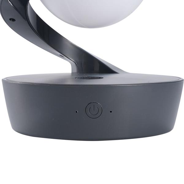 2 lampes de chevet sans fil RGB – sphère lumineuse en lévitation et chargeur à induction – design futuriste et moderne 