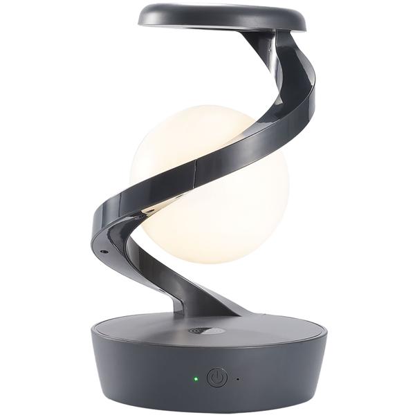 2 lampes de chevet sans fil RGB – sphère lumineuse en lévitation et chargeur à induction – design futuriste et moderne 