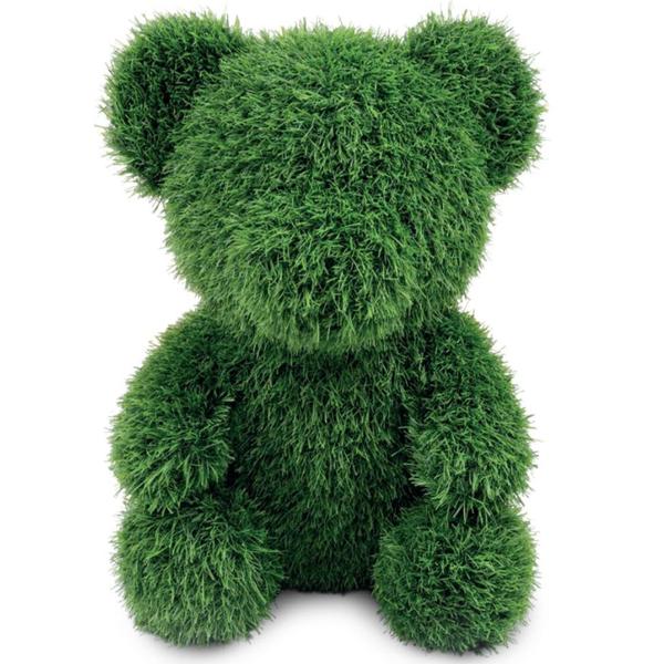 Gras-Figur Deko Bär 50cm: Kunstgras-Tierfigur für Garten & Balkon –pflegeleicht & immergrün – Schafft verspielte Akzente & gute Laune