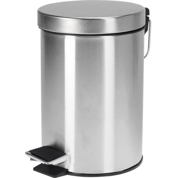 Modernes Edelstahl Bad Set: Toilettenbürste & Abfalleimer für stilvolle Hygiene, rostfreies Material, für ein gepflegtes Badezimmer