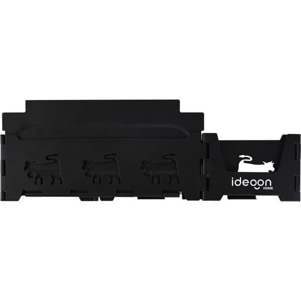 Faltbares Raclette-Teelicht für 1 -2 Personen, Raclette Set ohne Strom inkl. Teelichtern und Schaber, Metall mit originell ausgestanzten Kühen, antihaftbeschichtet