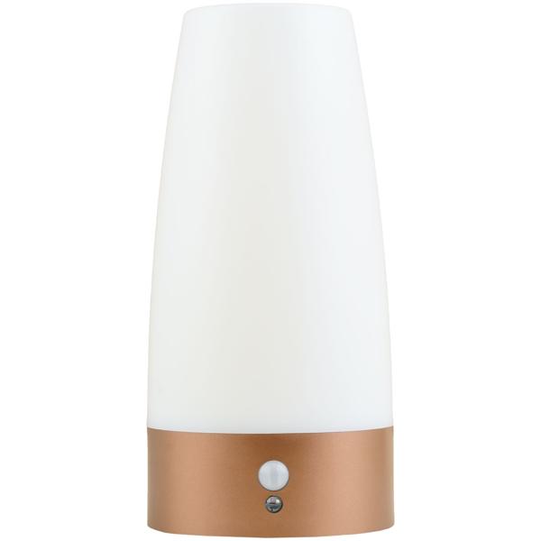 Elegante LED-Tischlampe mit Bewegungsmelder – Kabellose Flurleuchte mit warmweissem Licht – Ideal als Nachtlicht im Schlafzimmer