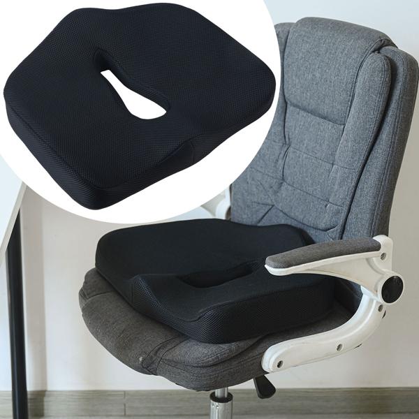 Ergonomisches Memory-Foam-Sitzkissen - Premium Autositzkissen & Bürostuhlkissen zur Druckentlastung bei langem Sitzen, Bandscheibenkissen