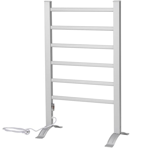 Elektrischer Handtuchwärmer 105 Watt, zum Aufstellen und Aufhängen - freistehend & wandmontierbar - Schnelle Trocknung & warme Handtücher