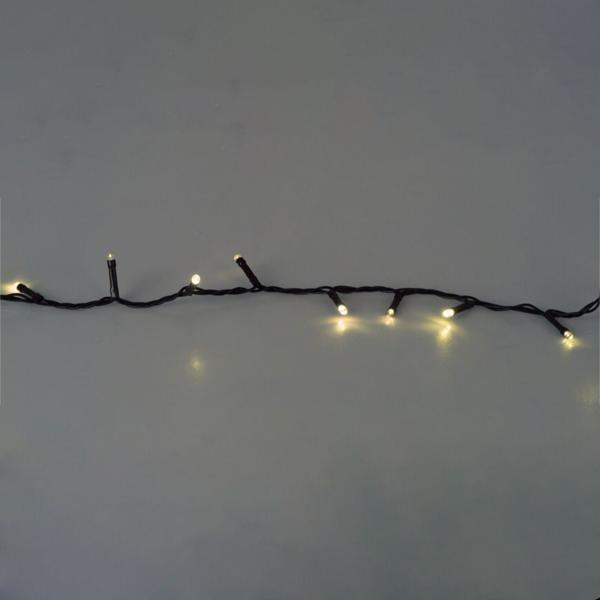 Helle Solar Lichterkette mit 480 warmweissen LEDs, 21 m & 40 Stunden Leuchtdauer, USB-Aufladung, 13 Funktionen, inkl. Fernbedienung - für Innen & Aussen