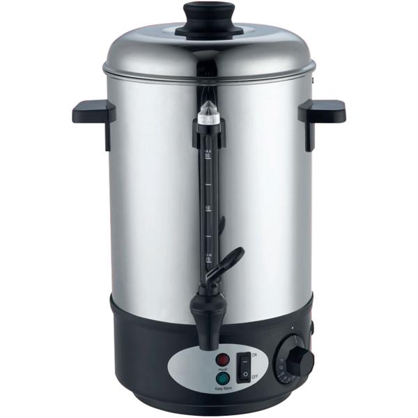 Profi Edelstahl Glühweinkocher 8L mit Zapfhahn: 1800W – Ein Getränkeautomat für Feste, Glühwein, Kaffee & Punsch – Perfekter Genuss