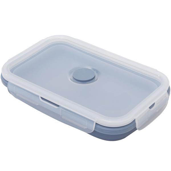 8er-Set Silikon-Frischhaltedosen - Zusammenklappbare & faltbare Lunchbox, Bento Box, BPA-frei, mikrowellengeeignet, mit Clip-Verschluss Deckeln
