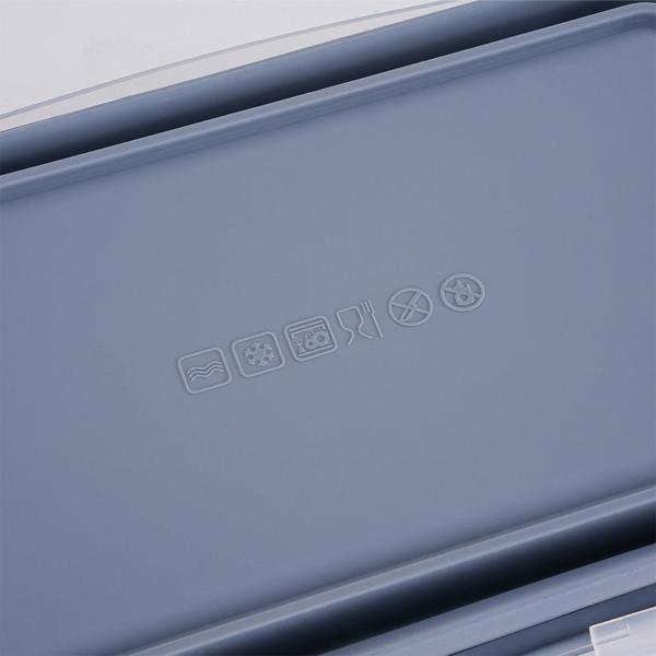 8er-Set Silikon-Frischhaltedosen - Zusammenklappbare & faltbare Lunchbox, Bento Box, BPA-frei, mikrowellengeeignet, mit Clip-Verschluss Deckeln