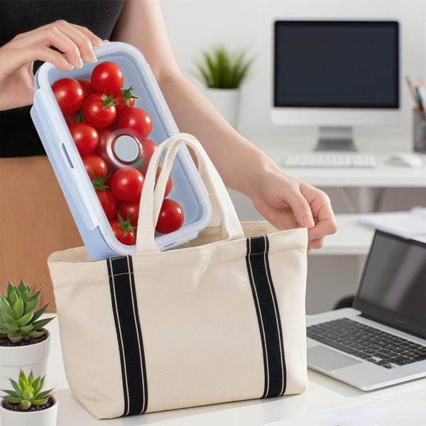 8er-Set Silikon-Frischhaltedosen - Zusammenklappbare & faltbare Lunchbox, Bento Box, BPA-frei, mikrowellengeeignet, mit Clip-Verschluss Deckeln