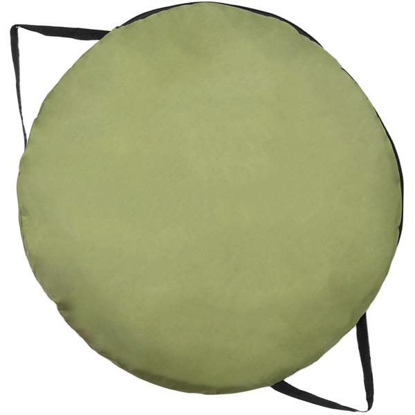 Pop-Up Toilettenzelt - Duschzelt & Umkleidezelt für Camping, Strand & Outdoor, tragbares Sichtschutzzelt grün, schneller Aufbau