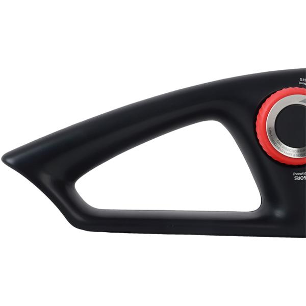 Messerschärfer 5-in-1 für glatte & gezahnte Klingen - Scherenschärfer mit Einstellrad, Multischärfer zum schleifen von Messern und Scheren