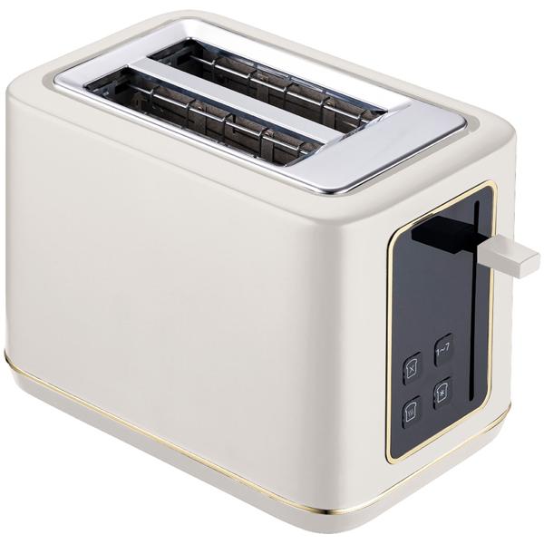 Moderner LED Toaster (Sahara) mit 7 präzisen Röststufen & digitalem LED Display: Perfekter Toast - Auftaufunktion, Aufwärmfunktion & Stopptaste