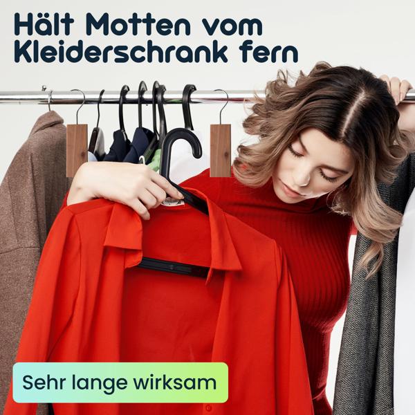 Zedernholz-Set aus 10 Zedernholz-Blöcken und 30 Zedernholz-Ringen: Natürlicher Mottenschutz für Kleiderschrank, Küche & Vorratsschrank
