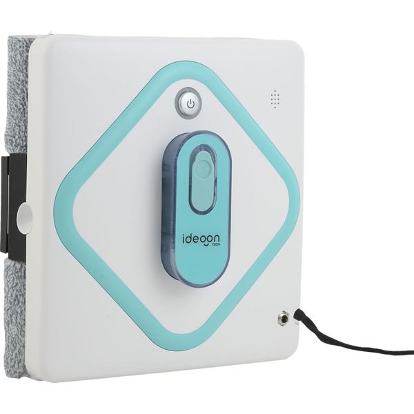 Smarter AI Fensterputzroboter: 3000Pa Glasreinigungsroboter mit App-Steuerung, Fernbedienung, Sicherungsseil für streifenfreie saubere Fenster