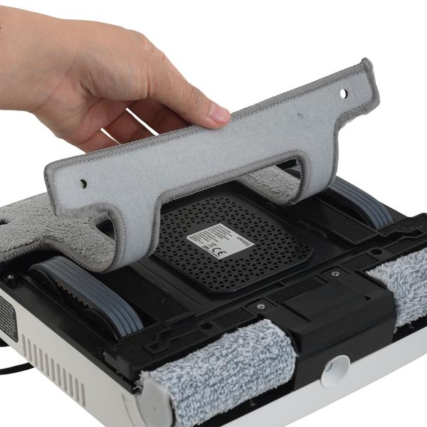 Smarter AI Fensterputzroboter: 3000Pa Glasreinigungsroboter mit App-Steuerung, Fernbedienung, Sicherungsseil für streifenfreie saubere Fenster