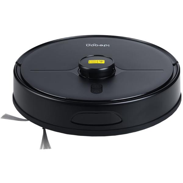 Ultimativer Saug-Wisch-Roboter 6000 Pa mit 2-in-1 Wischfunktion, schwarz - Li-Ionen-Akku, Laser-Navigation - Smart-Home WLAN Saugwischer 