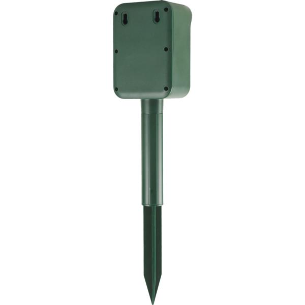 Scaccia animali a ultrasuoni con sensore PIR e luce LED lampeggiante - 13,5-45,5 kHz, affidabile dissuasore solare contro martore, cani, gatti e uccelli