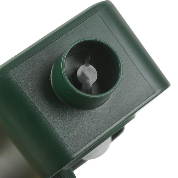 Scaccia animali a ultrasuoni con sensore PIR e luce LED lampeggiante - 13,5-45,5 kHz, affidabile dissuasore solare contro martore, cani, gatti e uccelli