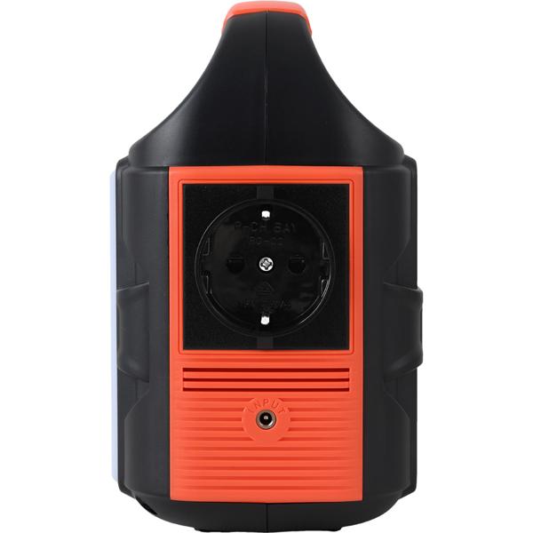 Kompakte Powerstation 88,8Wh Solargenerator mit 230V Steckdose, 100W, USB-C PD65W, 12V DC, LED-Display & 500lm Leuchte für Camping & Notstrom