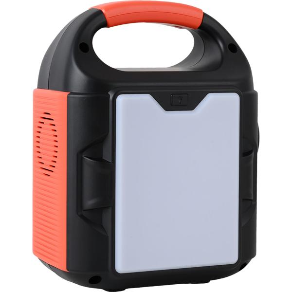 Kompakte Powerstation 88,8Wh Solargenerator mit 230V Steckdose, 100W, USB-C PD65W, 12V DC, LED-Display & 500lm Leuchte für Camping & Notstrom