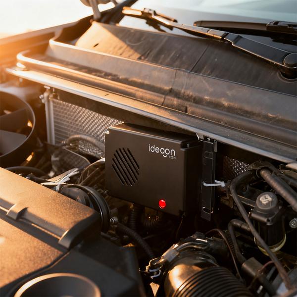 Mobiler Marderschreck Auto Ultraschall – Batteriebetrieben & Hitzebeständig (110°C) – Marderabwehr für Motorraum, Garage & Dachboden – Schutz bis 40m²