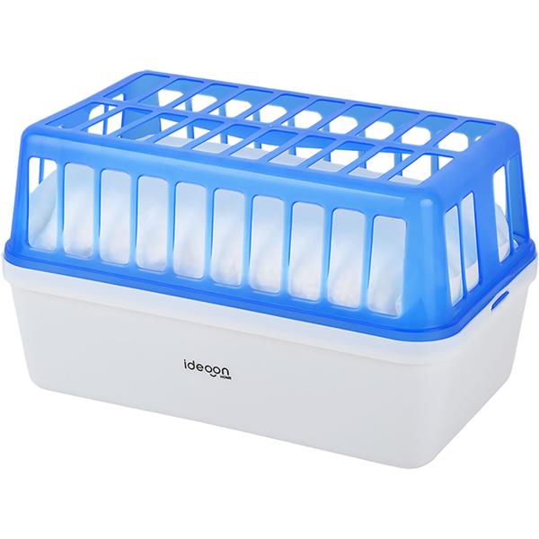 Premium Luftentfeuchter-Set PLUS 5er Granulat-Nachfüllpack - Effektiver Feuchtigkeits-Killer gegen Schimmel & Geruch