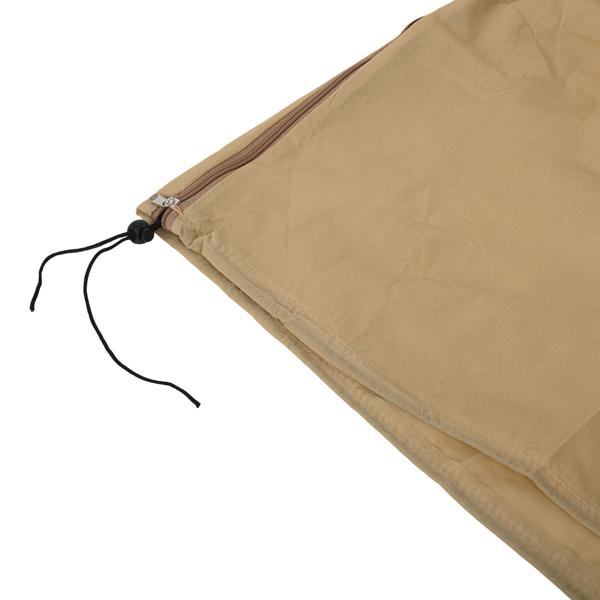 Pflanzenabdeckung XXL, Winterschutz, 240 x 200 cm, Kübelpflanzen Schutzhauben als Frostschutz mit Zugband und Reissverschluss, atmungsaktiv 