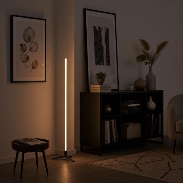 WLAN-Ecklicht Corner Lamp, Traumfarbe, RGB, dimmbar, 1,5m: Tuya-kompatibel & Google Assistant/Amazon Alexa - ideal für Streaming & cooles Wohnambiente