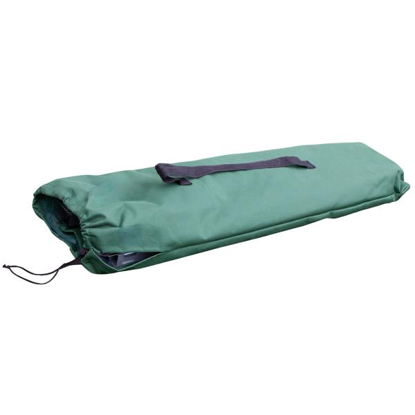 Lot de 2 Lits de Camp Pliables Verts - Repos Optimal Plein Air Camping Pêche Invités - Châssis Acier - Charge 120kg - 190x65x42cm