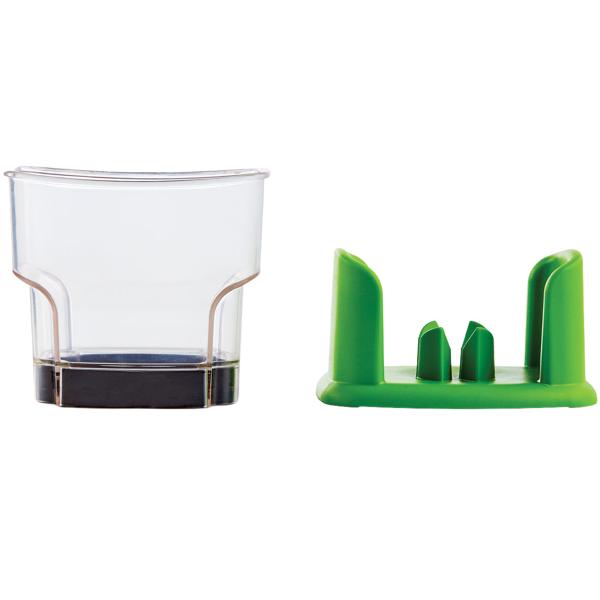 Tritatutto: efficiente tagliaverdure per cocktail di pomodori, fragole e uva - insalate e spuntini preparati velocemente