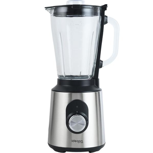 Edelstahl Power Standmixer mit 1,5 l Glasbehälter, Küchenmixer, 1.000 W für Shakes, Smoothies, Saucen oder Zerkleinerung von Obst und Gemüse