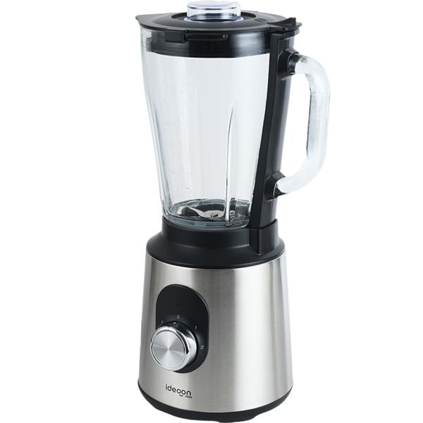 Edelstahl Power Standmixer mit 1,5 l Glasbehälter, Küchenmixer, 1.000 W für Shakes, Smoothies, Saucen oder Zerkleinerung von Obst und Gemüse