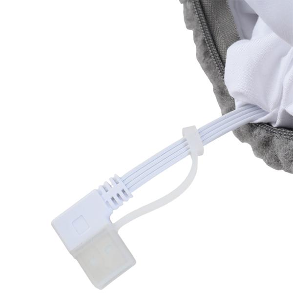 2er-Set Luxus Heizkissen 45x45 kabellos – Wärmekissen mit 5000mAh Akku, 3 Stufen, USB & weiche Füllung - Sanfte Wohlfühlwärme für Ihr Zuhause