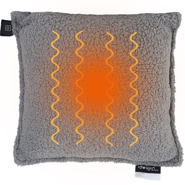 2er-Set Luxus Heizkissen 45x45 kabellos – Wärmekissen mit 5000mAh Akku, 3 Stufen, USB & weiche Füllung - Sanfte Wohlfühlwärme für Ihr Zuhause